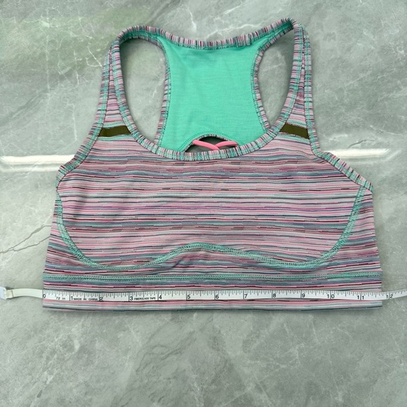 Women’s Lululemon Sweaty Or Not Sports Bra II Strappy Reflective Size 4 - Picture 14 of 16